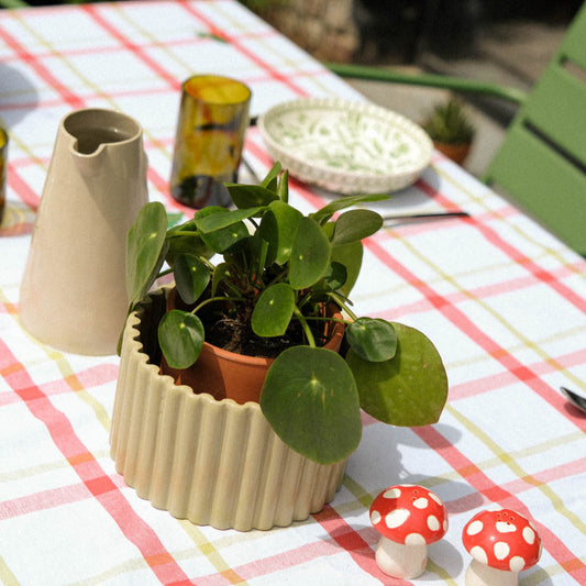 Self-watering pot Paula - Sage green