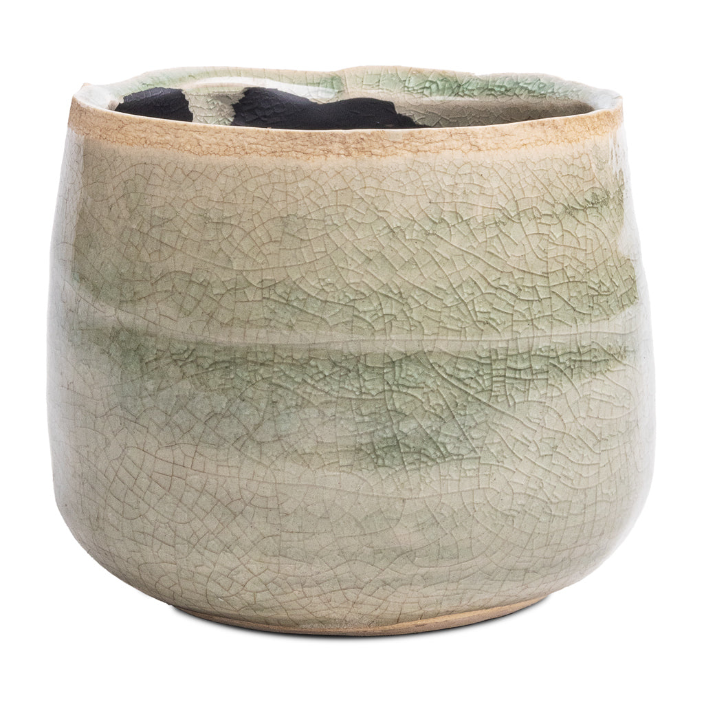 Iris Plant Pot - Mint